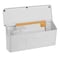 Architectural Mailboxes Architectural Mailboxes Wayland Contemporary Galvanized Steel Wall Mount White Mailbox 2689W-10 - alternate 4
